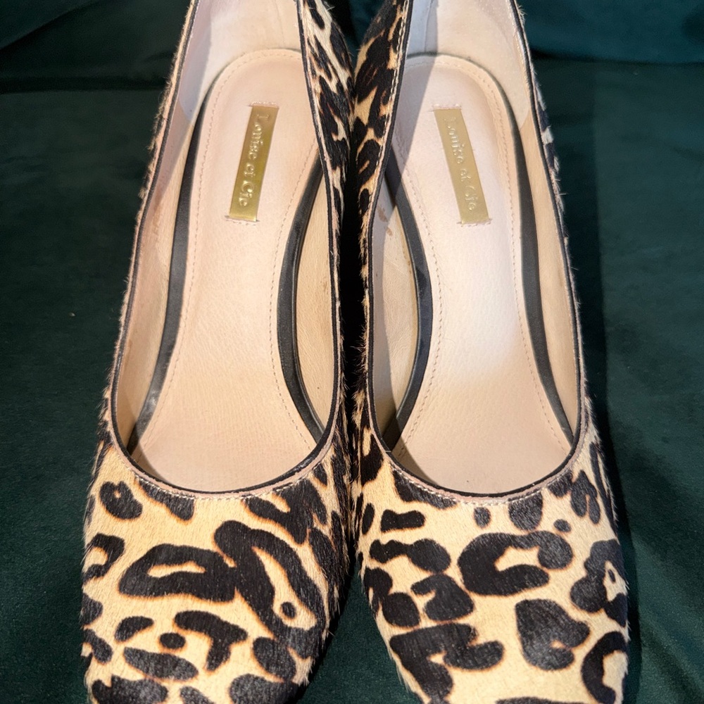 Louise et Cie Animal Print Heels